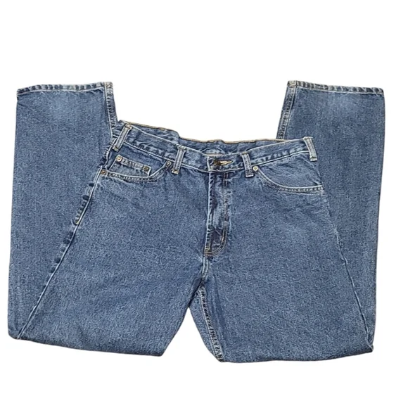 RK Brand Mens Size 34x32 Straight Leg Jeans Mid-rise Casual Cowboycore Gorpcore - Picture 2 of 8